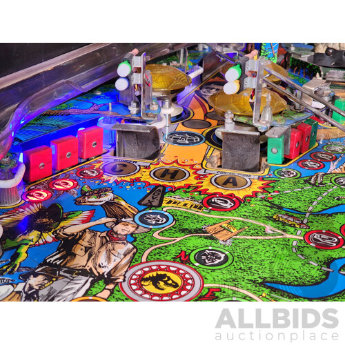 04/1993 Jurassic Park (500-5520-01) Data East Solid State Pinball