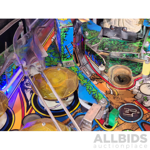 04/1993 Jurassic Park (500-5520-01) Data East Solid State Pinball