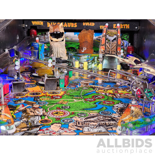 04/1993 Jurassic Park (500-5520-01) Data East Solid State Pinball