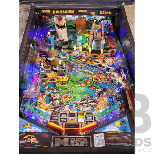 04/1993 Jurassic Park (500-5520-01) Data East Solid State Pinball