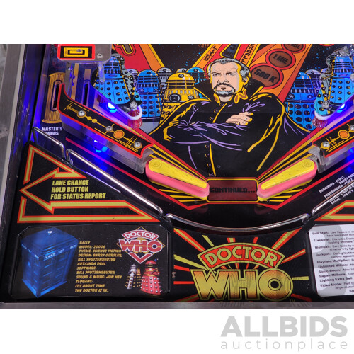 09/1992 Doctor Who (20006) Midway Solid State Pinball