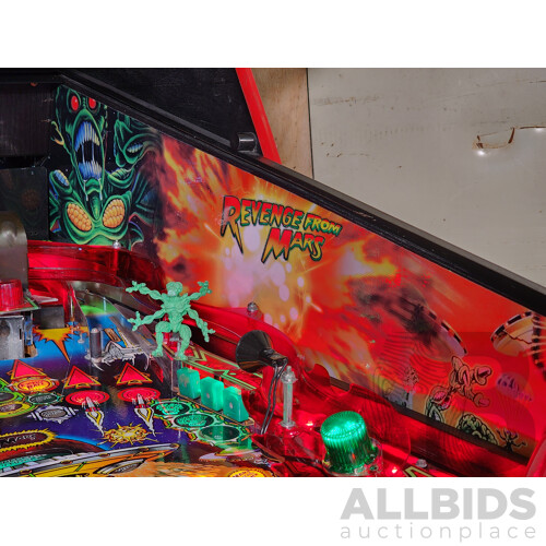 01/1999 Revenge From Mars (50070) Bally Solid State Pinball Machine