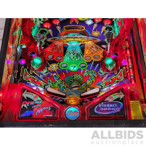 01/1999 Revenge From Mars (50070) Bally Solid State Pinball Machine