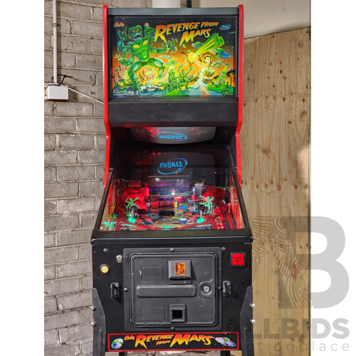 01/1999 Revenge From Mars (50070) Bally Solid State Pinball Machine