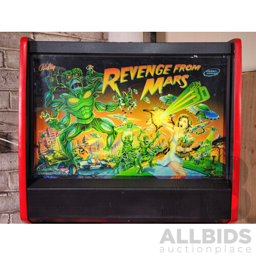 01/1999 Revenge From Mars (50070) Bally Solid State Pinball Machine