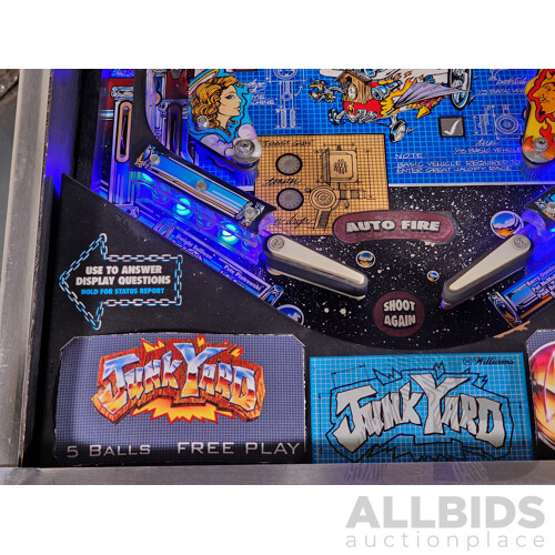12/1996 Junkyard (50052) Williams Electronics Solid State Pinball Machine