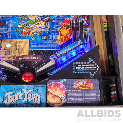 12/1996 Junkyard (50052) Williams Electronics Solid State Pinball Machine
