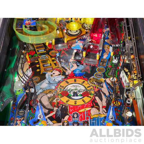 06/1994 Guns N' Roses (500-5529-01) Data East Solid State Pinball Machine