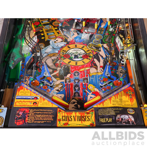 06/1994 Guns N' Roses (500-5529-01) Data East Solid State Pinball Machine