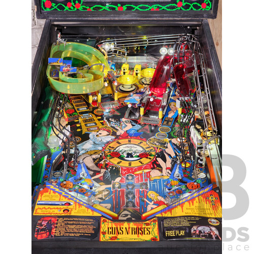 06/1994 Guns N' Roses (500-5529-01) Data East Solid State Pinball Machine