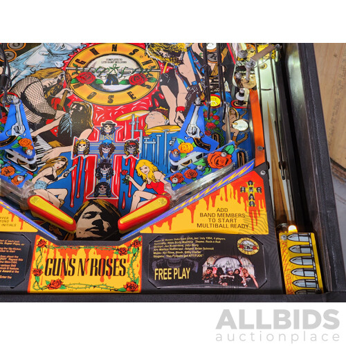 06/1994 Guns N' Roses (500-5529-01) Data East Solid State Pinball Machine