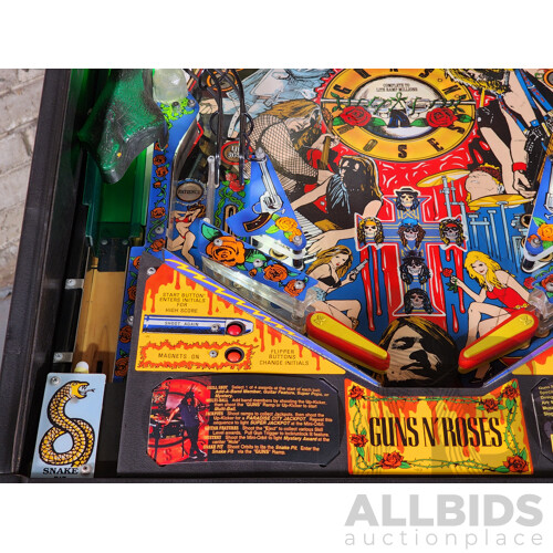 06/1994 Guns N' Roses (500-5529-01) Data East Solid State Pinball Machine