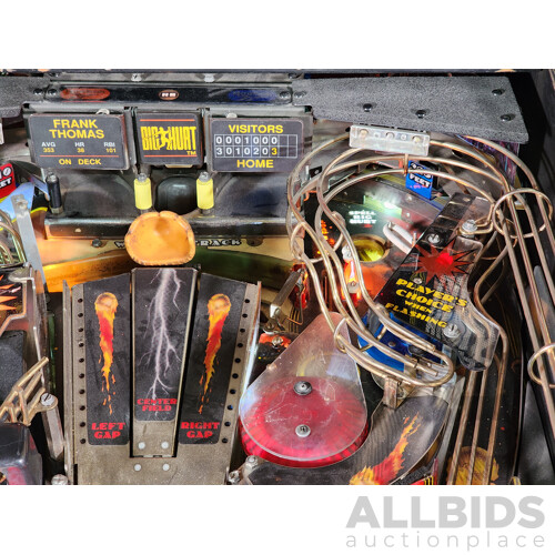 06/1995 Frank Thomas' Big Hurt (745) D. Gottlieb & Co. Solid State Pinball Machine