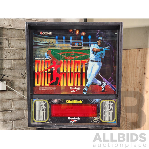 06/1995 Frank Thomas' Big Hurt (745) D. Gottlieb & Co. Solid State Pinball Machine