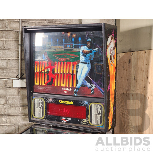 06/1995 Frank Thomas' Big Hurt (745) D. Gottlieb & Co. Solid State Pinball Machine