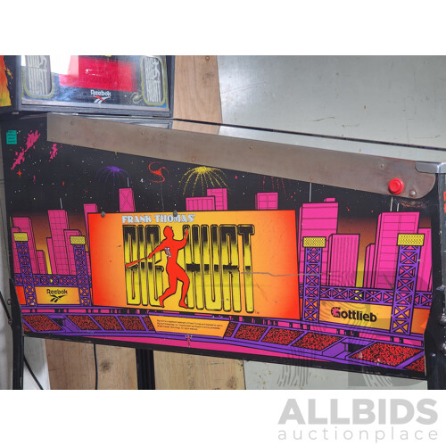 06/1995 Frank Thomas' Big Hurt (745) D. Gottlieb & Co. Solid State Pinball Machine