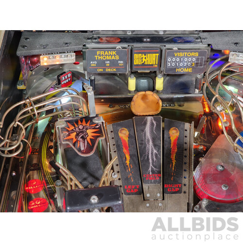 06/1995 Frank Thomas' Big Hurt (745) D. Gottlieb & Co. Solid State Pinball Machine