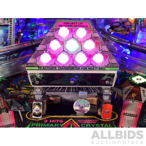 10/1991 Star Trek (500-5514-01) Data East Solid State Pinball Machine