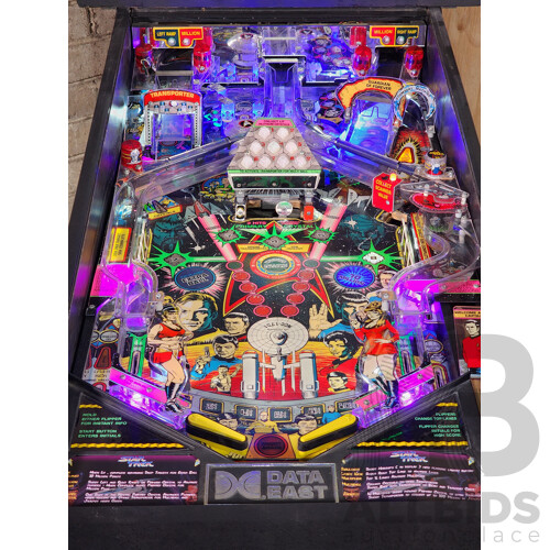 10/1991 Star Trek (500-5514-01) Data East Solid State Pinball Machine