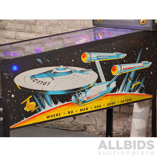 10/1991 Star Trek (500-5514-01) Data East Solid State Pinball Machine