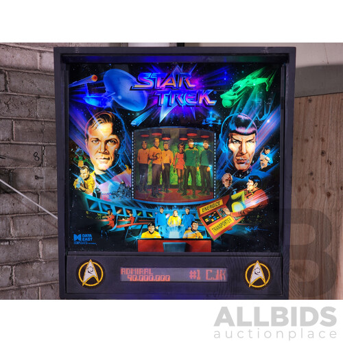 10/1991 Star Trek (500-5514-01) Data East Solid State Pinball Machine