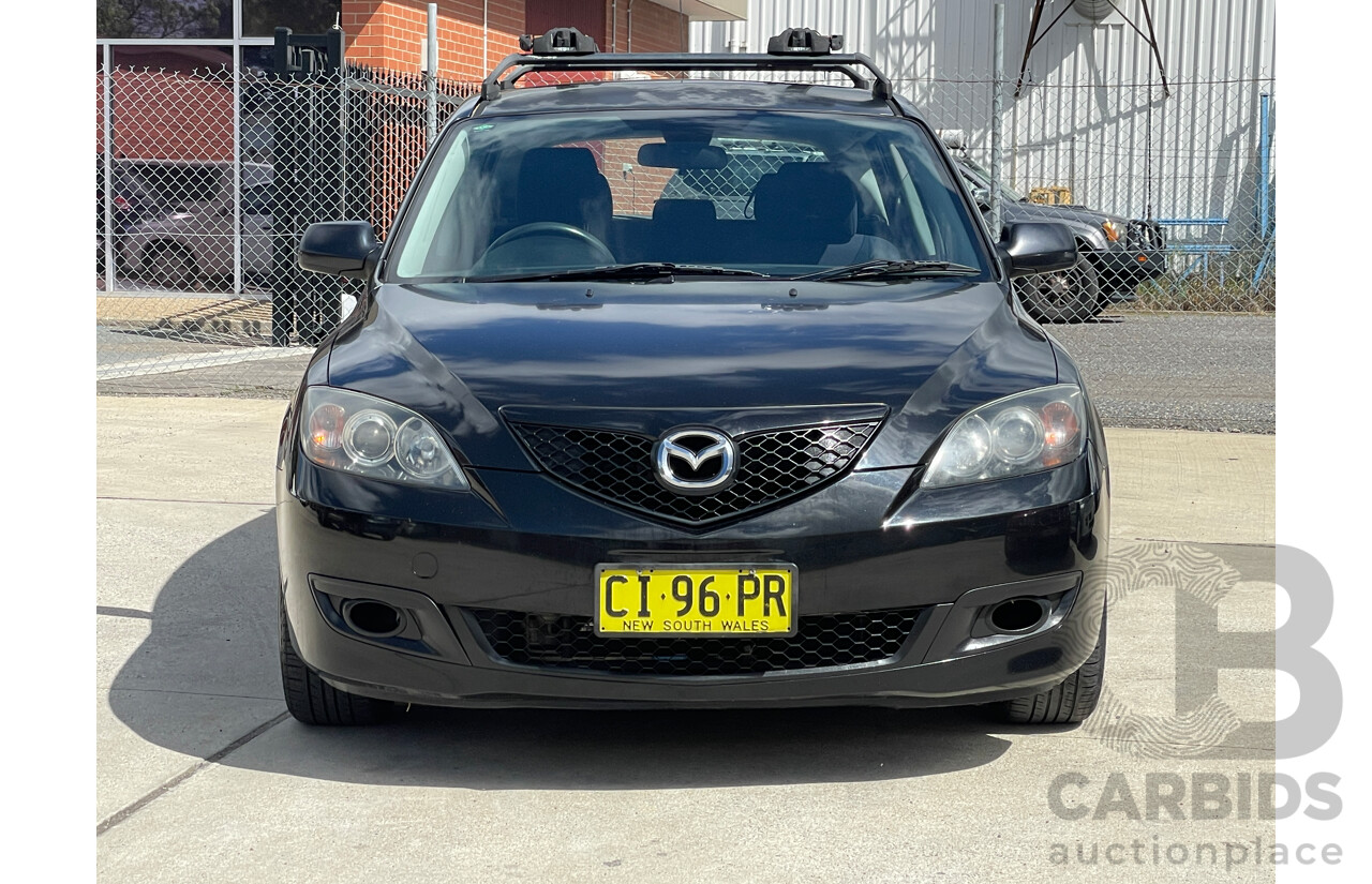 11/2007 Mazda Mazda3 MAXX Sport BK MY06 UPGRADE 5d Hatchback Black 2.0L