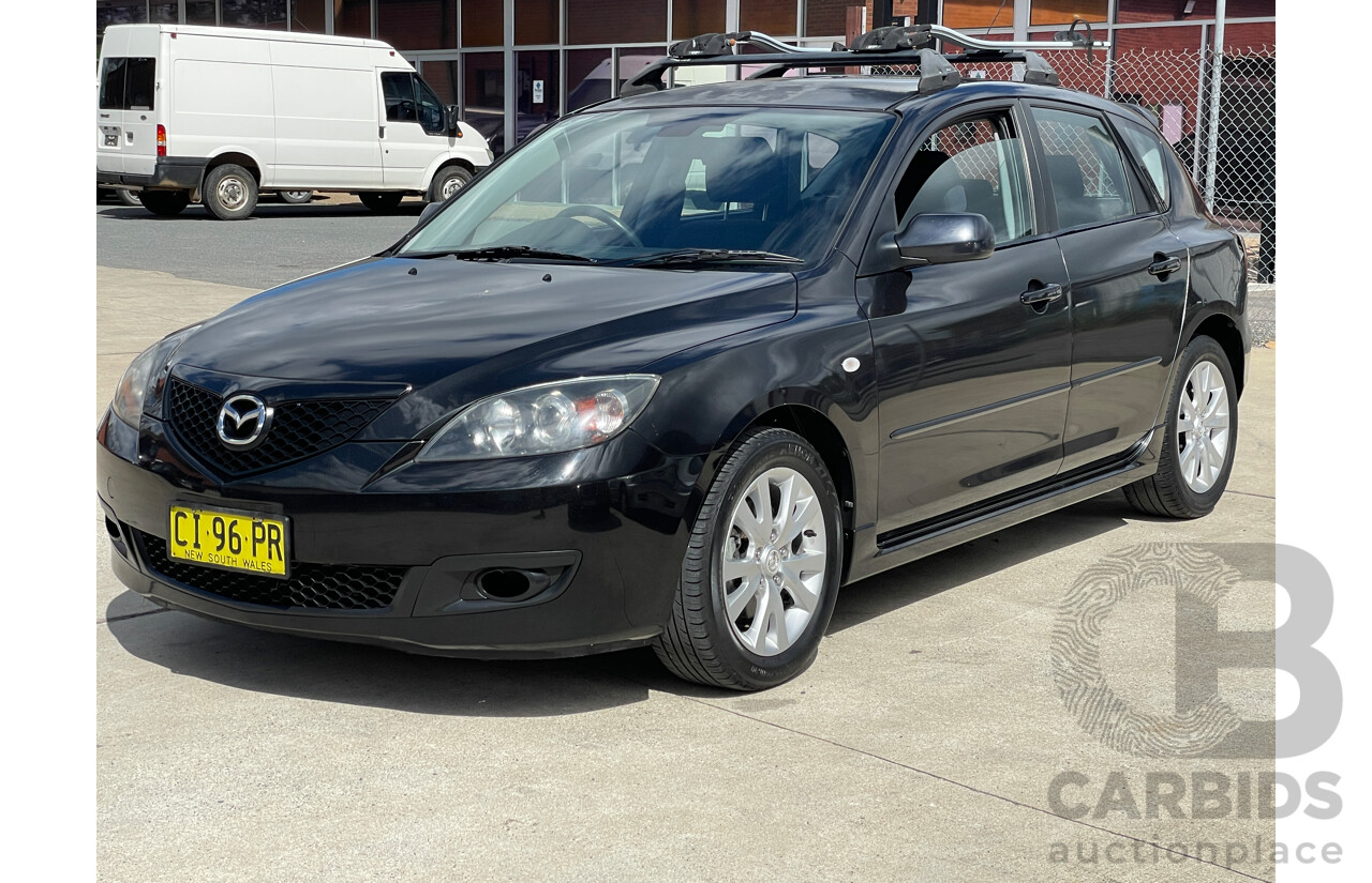 11/2007 Mazda Mazda3 MAXX Sport BK MY06 UPGRADE 5d Hatchback Black 2.0L