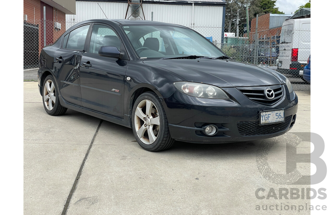 3/2004 Mazda Mazda3 SP23 BK 4d Sedan Black 2.3L