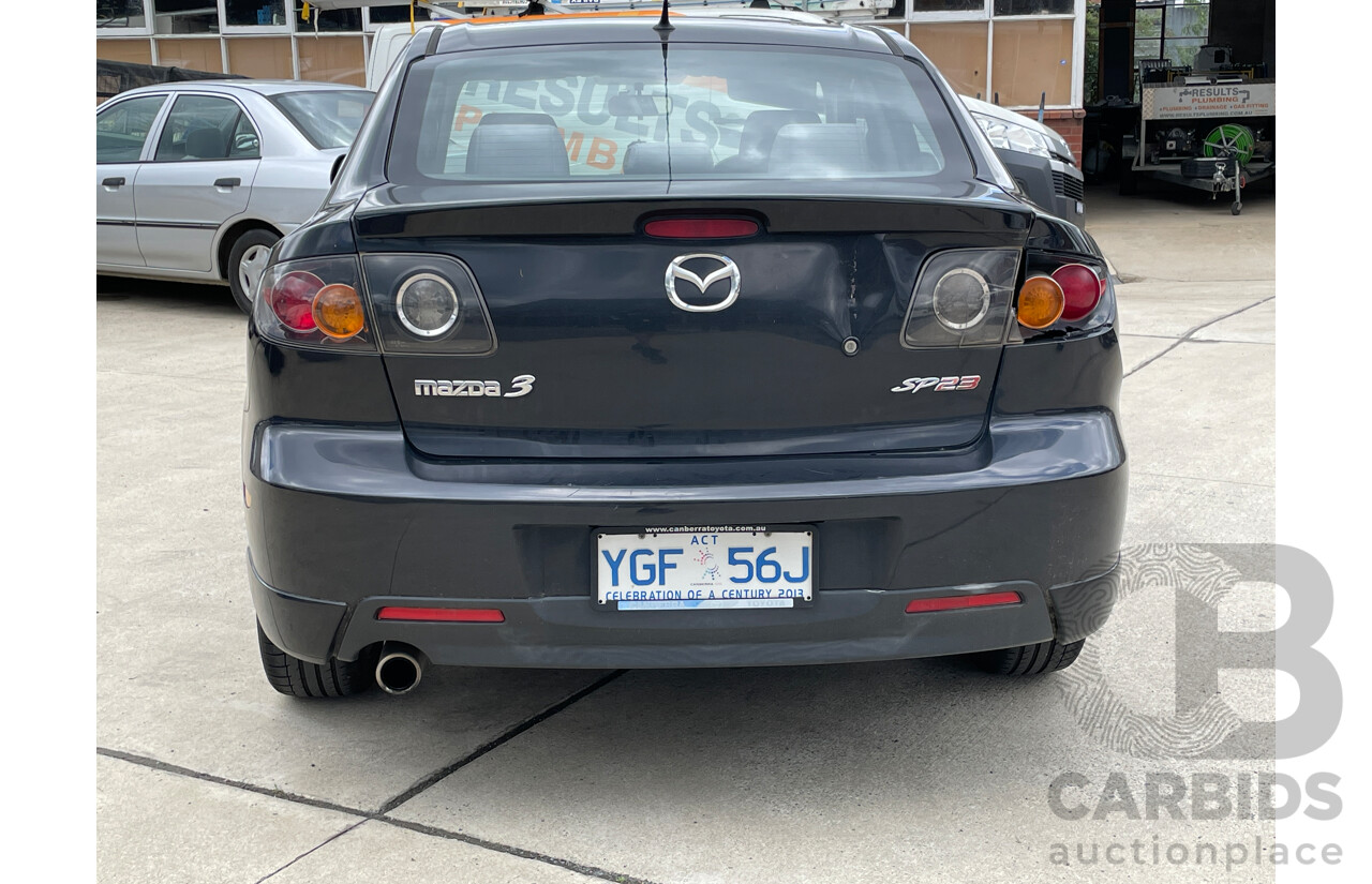 3/2004 Mazda Mazda3 SP23 BK 4d Sedan Black 2.3L