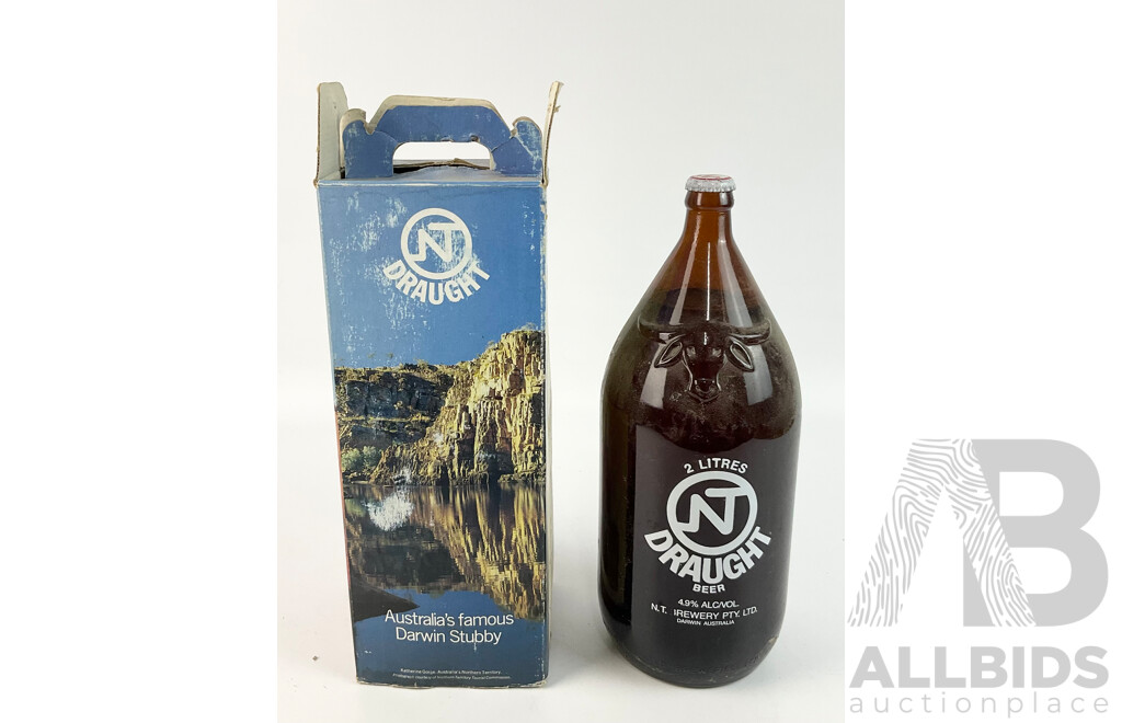 NT Draught Darwin Stubby 2 Litres in Original Box