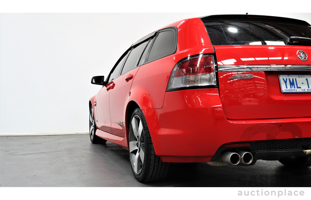5/2013 Holden Commodore SS-V Z-Series VE II MY13 4d Sportwagon Red 6.0L V8