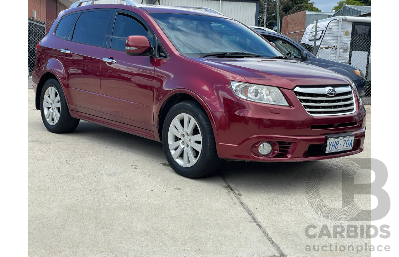 4/2010 Subaru Tribeca 3.6R Premium (7 Seat) MY10 4d Wagon Red 3.6L