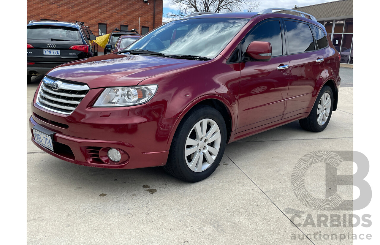 4/2010 Subaru Tribeca 3.6R Premium (7 Seat) MY10 4d Wagon Red 3.6L