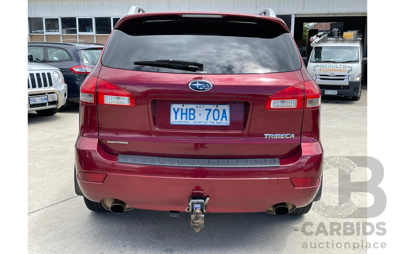 4/2010 Subaru Tribeca 3.6R Premium (7 Seat) MY10 4d Wagon Red 3.6L