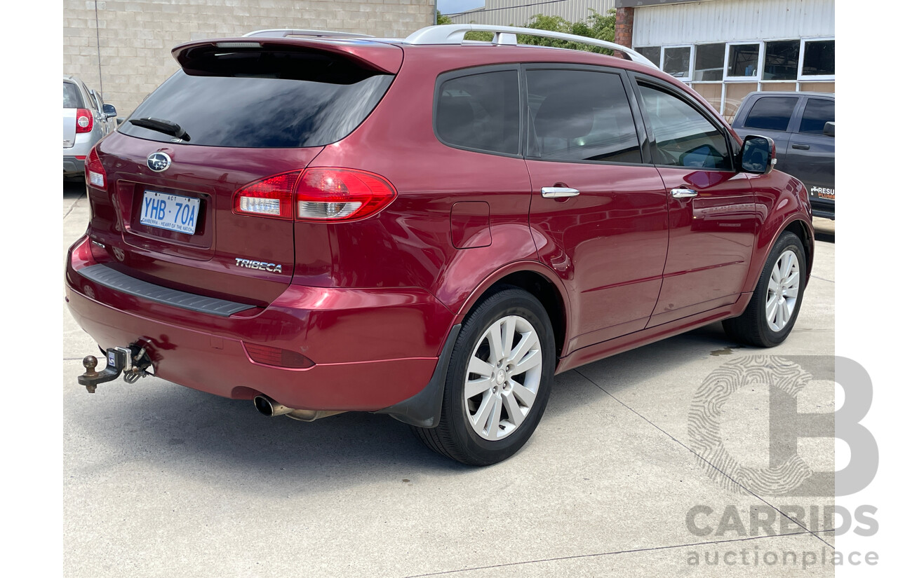 4/2010 Subaru Tribeca 3.6R Premium (7 Seat) MY10 4d Wagon Red 3.6L