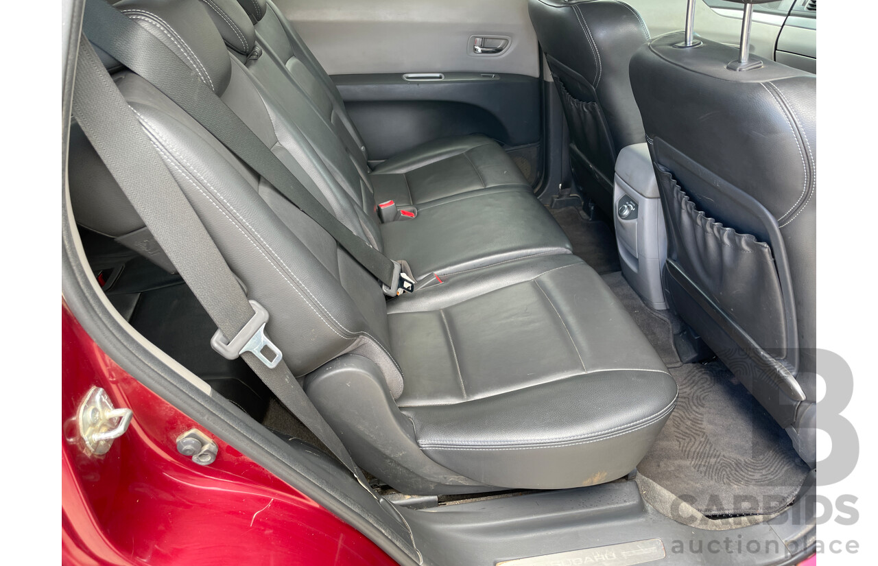 4/2010 Subaru Tribeca 3.6R Premium (7 Seat) MY10 4d Wagon Red 3.6L
