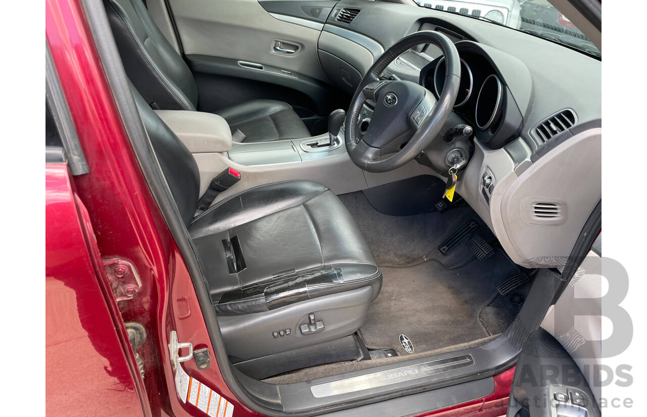 4/2010 Subaru Tribeca 3.6R Premium (7 Seat) MY10 4d Wagon Red 3.6L