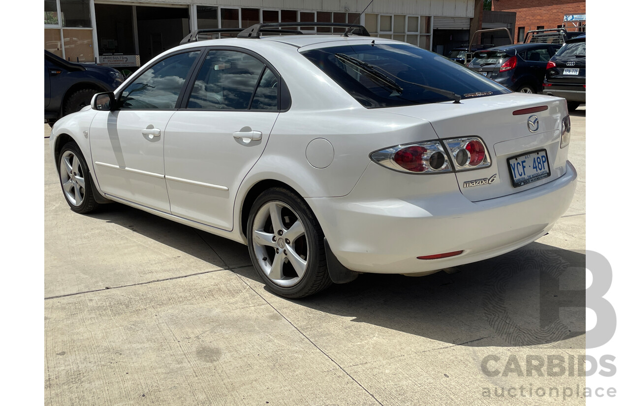 12/2002 Mazda Mazda6 Luxury Sports GG 5d Hatchback White 2.3L