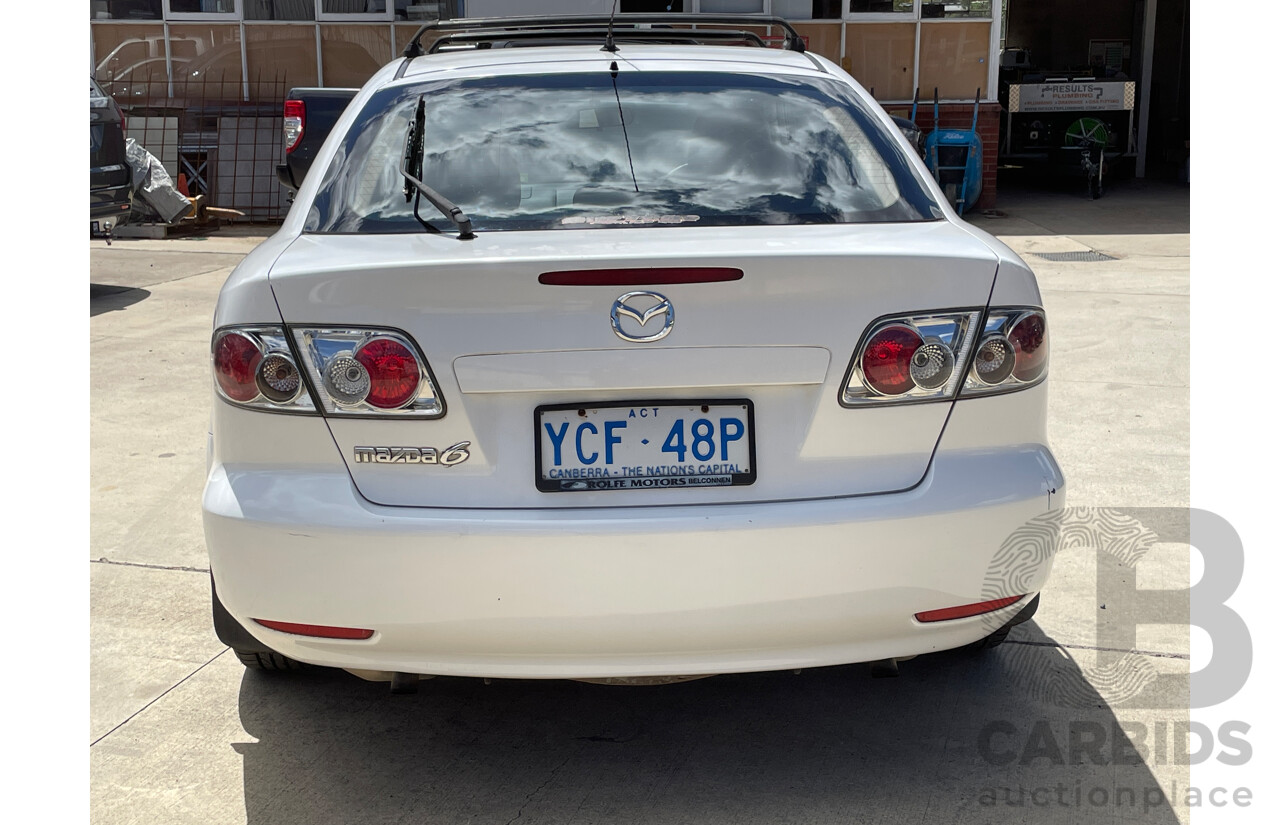 12/2002 Mazda Mazda6 Luxury Sports GG 5d Hatchback White 2.3L