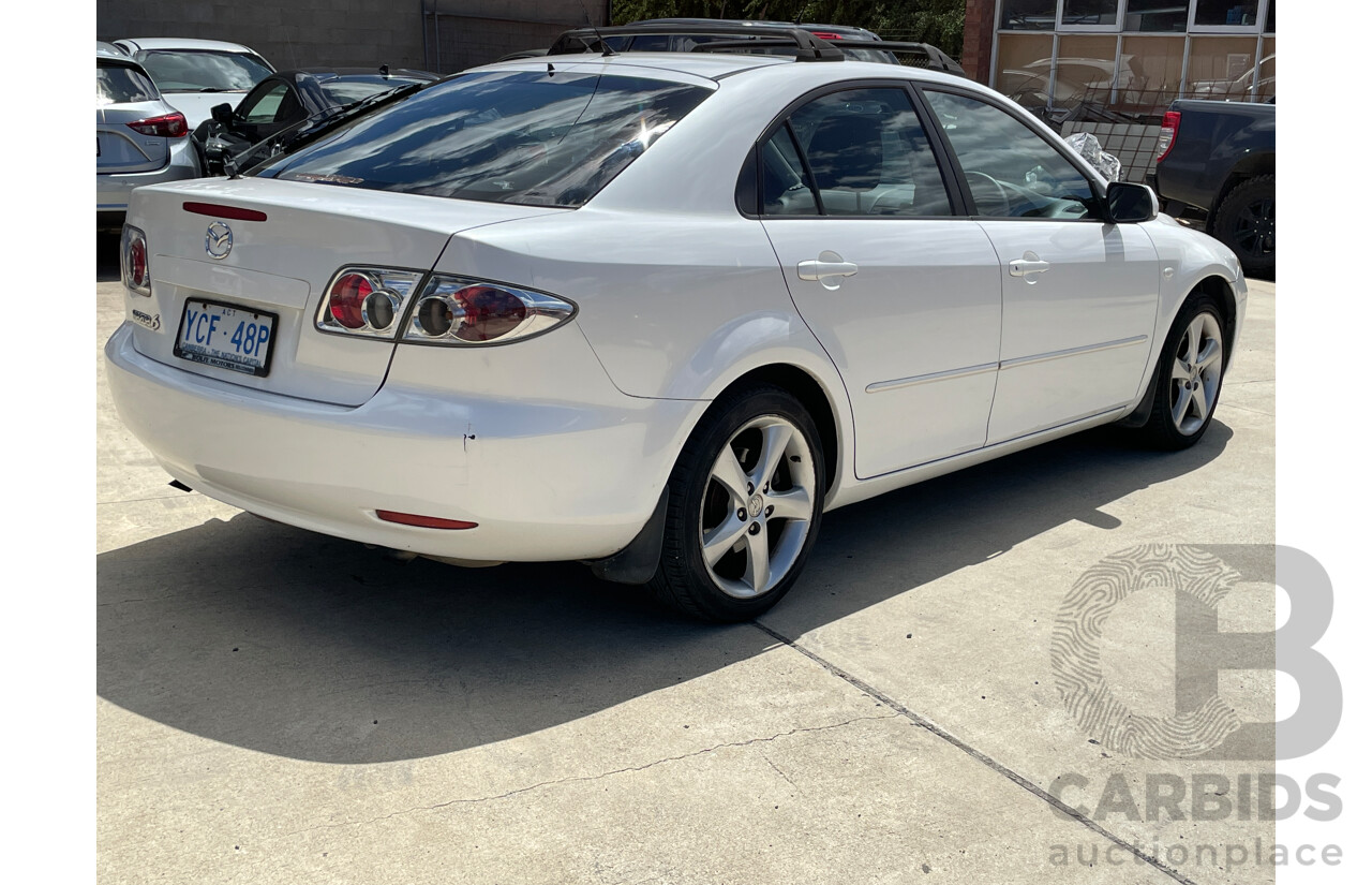 12/2002 Mazda Mazda6 Luxury Sports GG 5d Hatchback White 2.3L