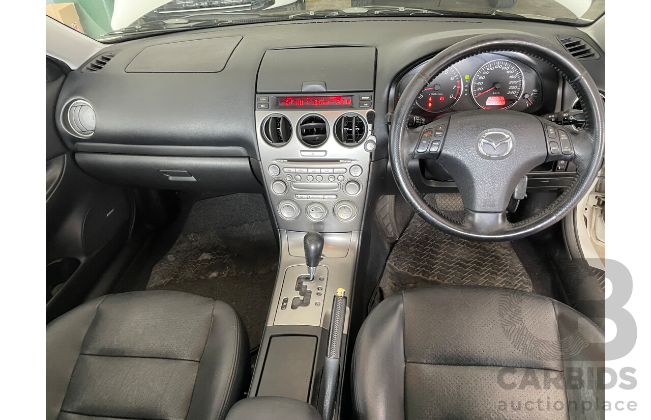 12/2002 Mazda Mazda6 Luxury Sports GG 5d Hatchback White 2.3L