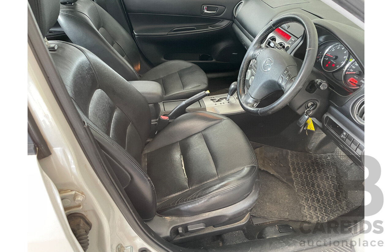 12/2002 Mazda Mazda6 Luxury Sports GG 5d Hatchback White 2.3L