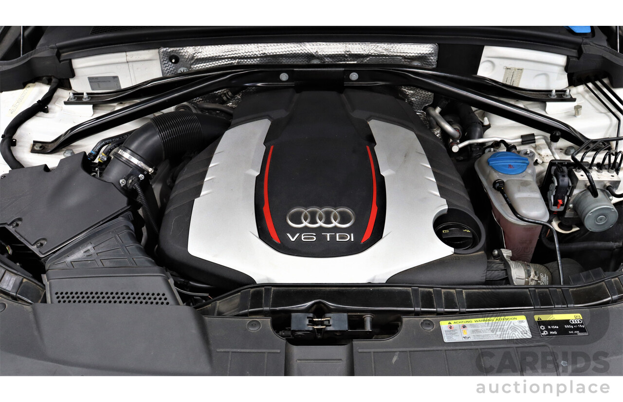 2/2014 Audi SQ5 3.0 TDI Quattro 8R MY14 5d Wagon White 3.0L Turbo Diesel V6