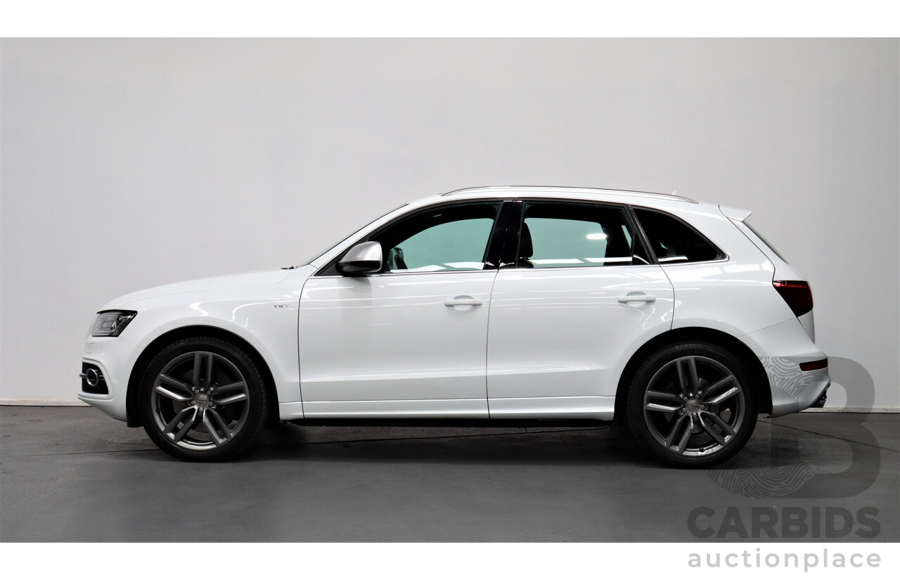 2/2014 Audi SQ5 3.0 TDI Quattro 8R MY14 5d Wagon White 3.0L Turbo Diesel V6