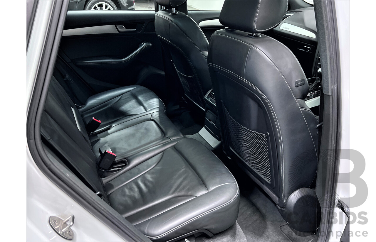 2/2014 Audi SQ5 3.0 TDI Quattro 8R MY14 5d Wagon White 3.0L Turbo Diesel V6