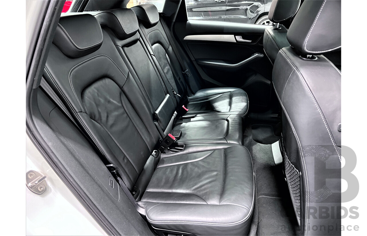 2/2014 Audi SQ5 3.0 TDI Quattro 8R MY14 5d Wagon White 3.0L Turbo Diesel V6