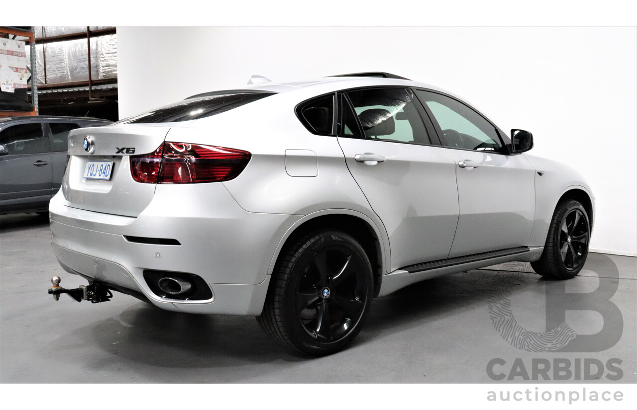 6/2009 Bmw X6 Xdrive 35d E71 4d Coupe Silver 3.0L Turbo Diesel