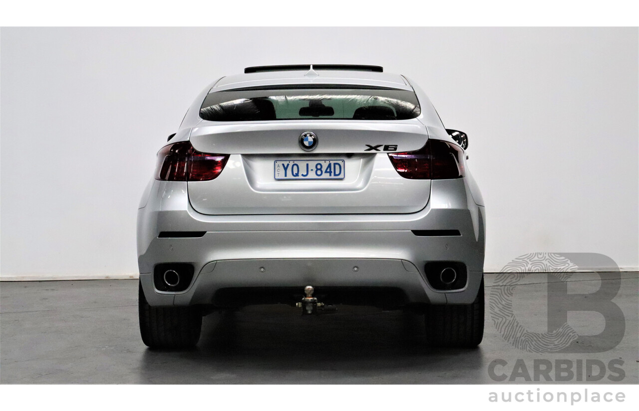 6/2009 Bmw X6 Xdrive 35d E71 4d Coupe Silver 3.0L Turbo Diesel