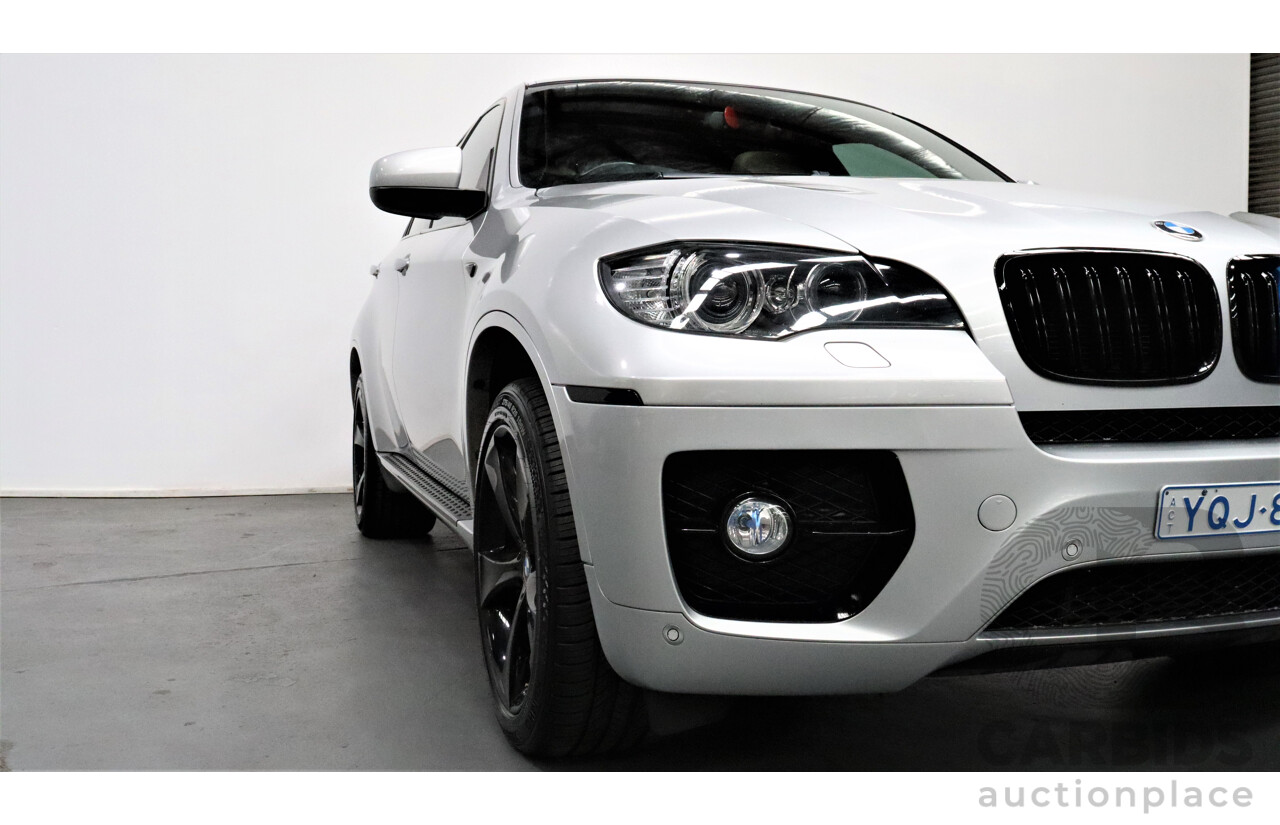 6/2009 Bmw X6 Xdrive 35d E71 4d Coupe Silver 3.0L Turbo Diesel