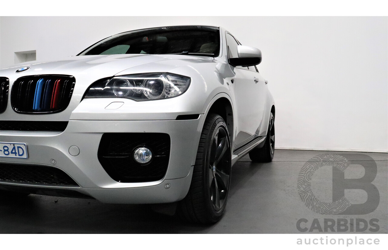 6/2009 Bmw X6 Xdrive 35d E71 4d Coupe Silver 3.0L Turbo Diesel
